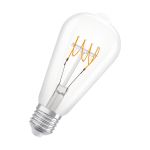 Osram Vintage 1906 LED E27 Edison Filament Clear 4.8W 470lm - 827 Extra Warm White | Dimmable - Replaces 40W