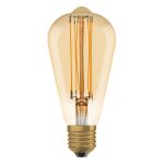 Ledvance Vintage 1906 LED E27 Pear Gold 8.8W 806lm - 822 Extra Warm White | Dimmable - Replaces 60W