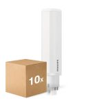 Multipack 10x Philips CorePro PL-C LED 6.5W 770lm - 840 Cool White | Replaces 18W