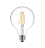 Philips Classic LED Globe E27 Filament Clear 95mm 7.2W 806lm - 827 Extra Warm White | Dimmable - Replaces 60W