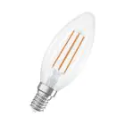 Ledvance Classic LED E14 Candle Filament Clear 2.2W 470lm - 827 Extra Warm White | Replaces 40W